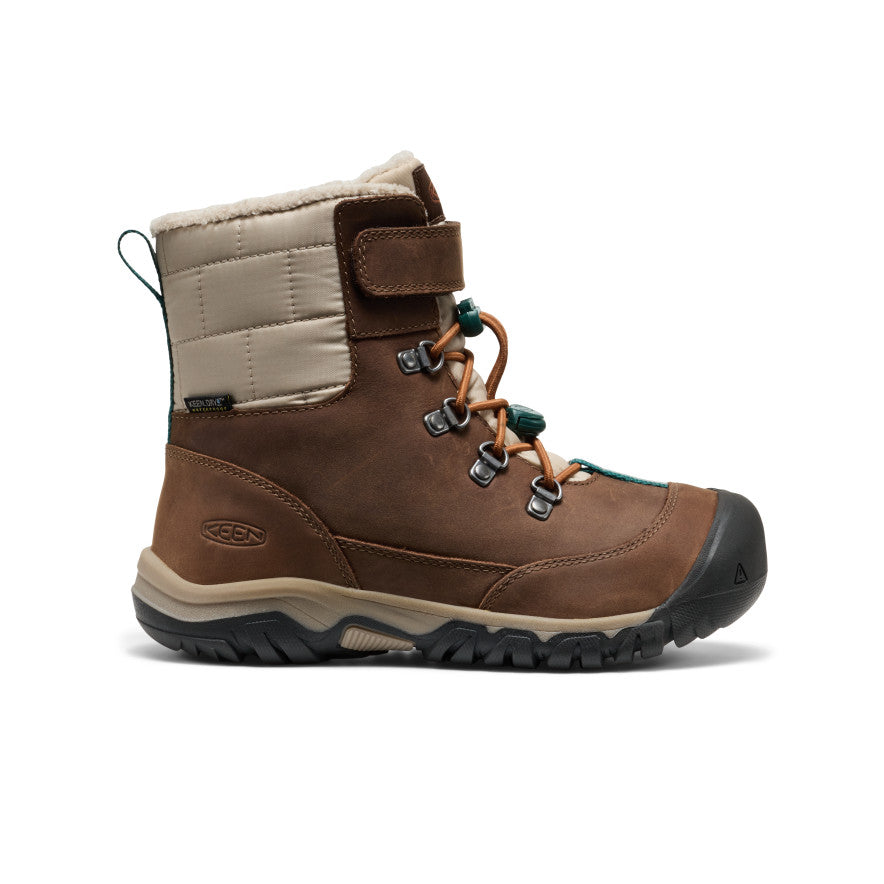 Kids' Kanibou Waterproof Winter Boot Dark Earth/Roasted Pecan - Image 1