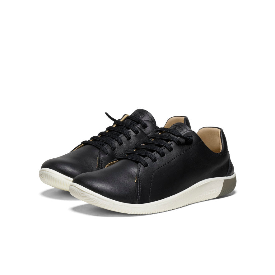Women's KNX Leather Sneaker Black/Star White