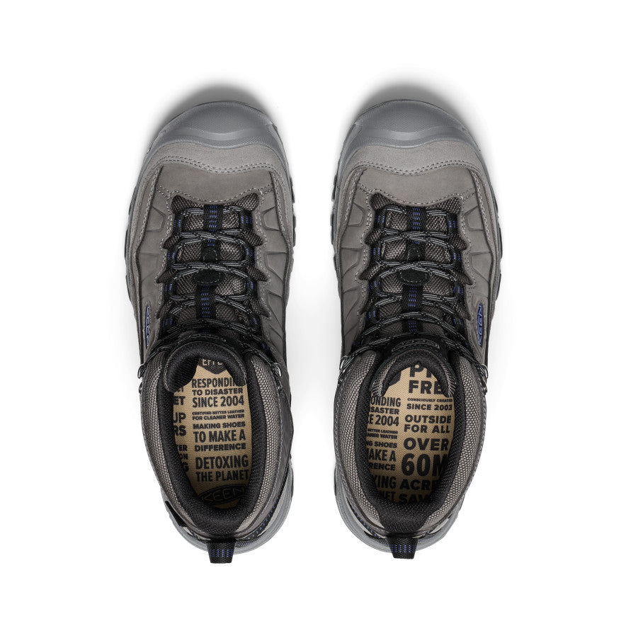 Men's Targhee IV Waterproof Hiking Boot Steel Grey/Coronet Blue