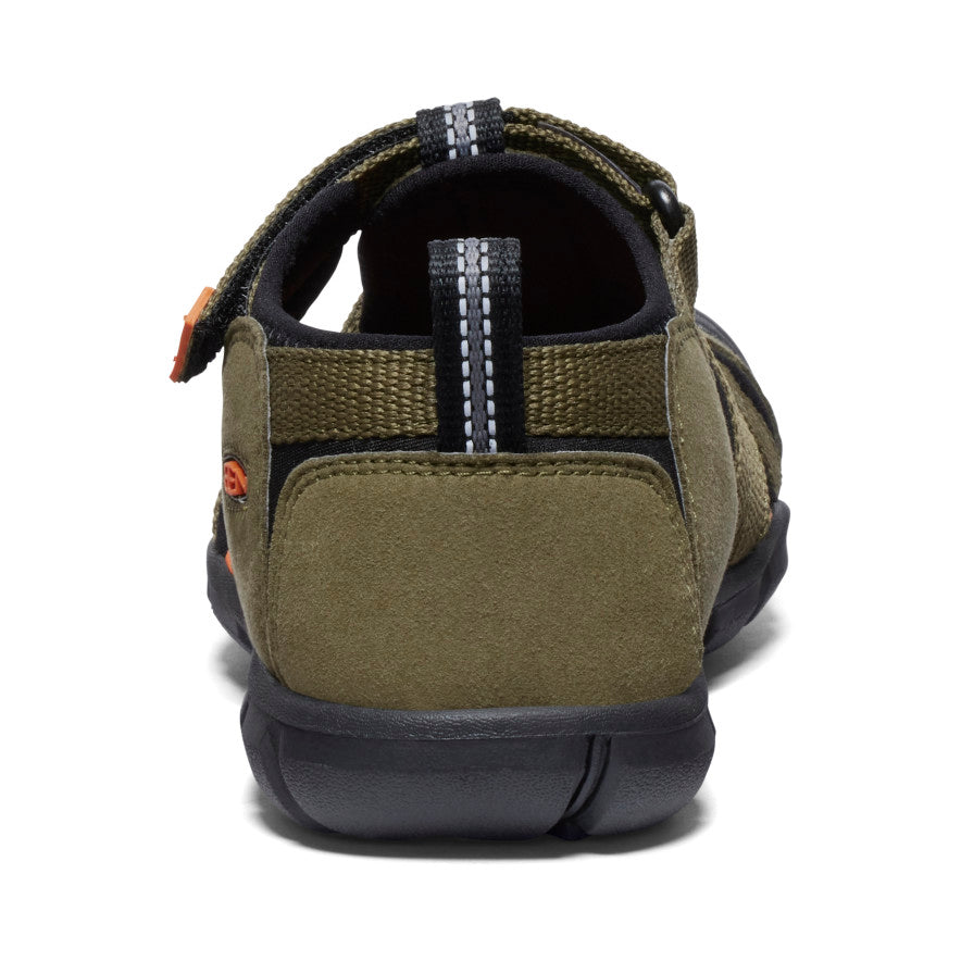 Kids' Seacamp II CNX Sandal Dark Olive/Gold Flame