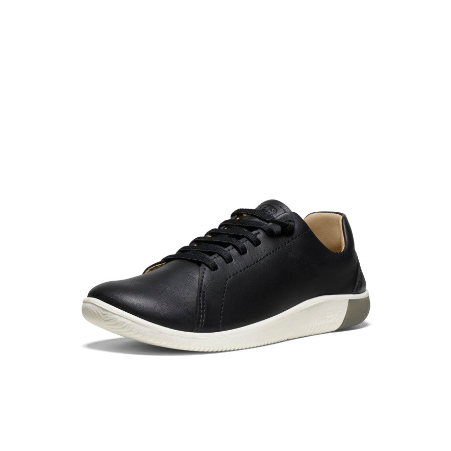 Women's KNX Leather Sneaker Black/Star White