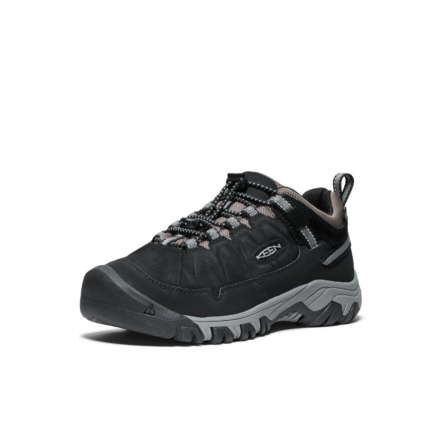 Kids' Targhee IV Waterproof Hiking Shoe Black/Steel Grey