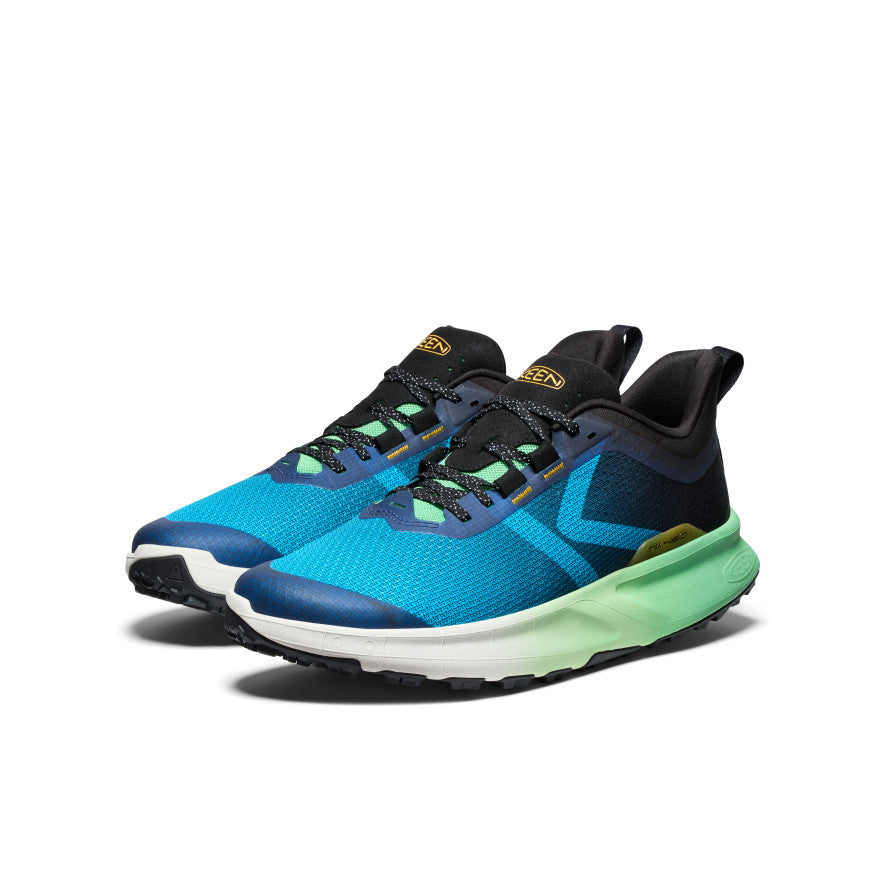 Men's 450 Dirt Hiking Shoe Blue Danube/Absinthe Green