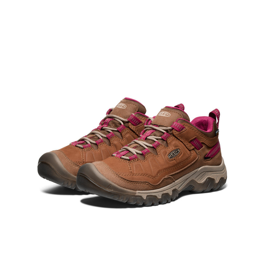 Women's Targhee IV Waterproof Hiking Shoe Bison/Beaujolais
