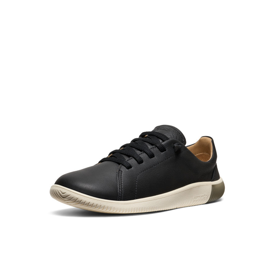 Men's KNX Leather Sneaker Black/Star White - Image alt 3