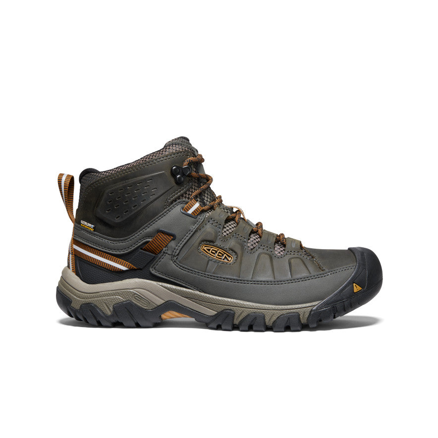 Men's Targhee III Waterproof Mid Hiking Boot Black Olive/Golden Brown - Image 1
