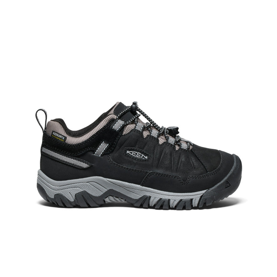 Kids' Targhee IV Waterproof Hiking Shoe Black/Steel Grey