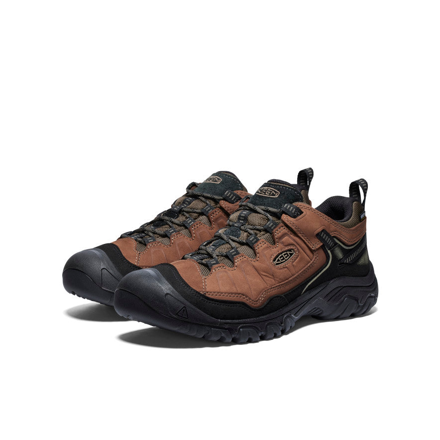 Men's Targhee IV Waterproof Hiking Shoe Bison/Black - Image 2