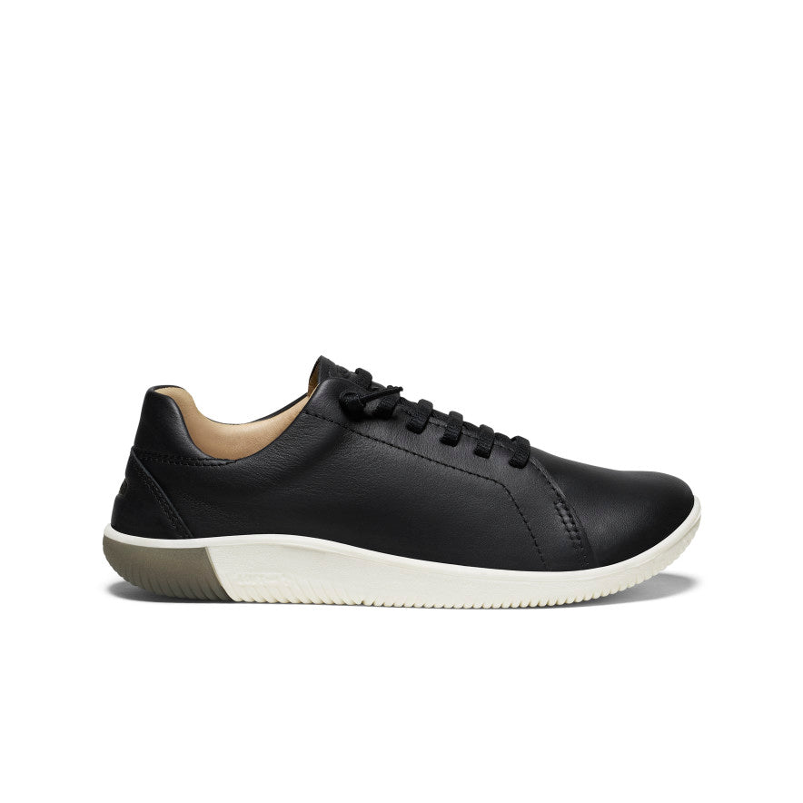Women's KNX Leather Sneaker Black/Star White
