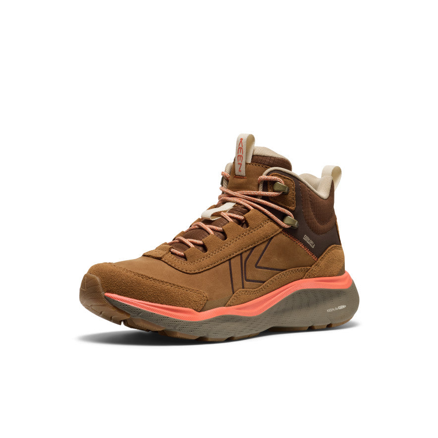 Women's Leiki Waterproof Leather Hiking Boot Chipmunk/Bison - Image 3