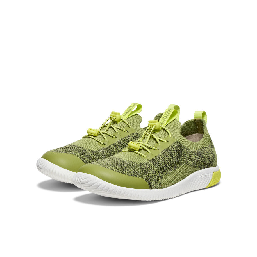 Kids' KNX Knit Sneaker Iguana/Evening Primrose