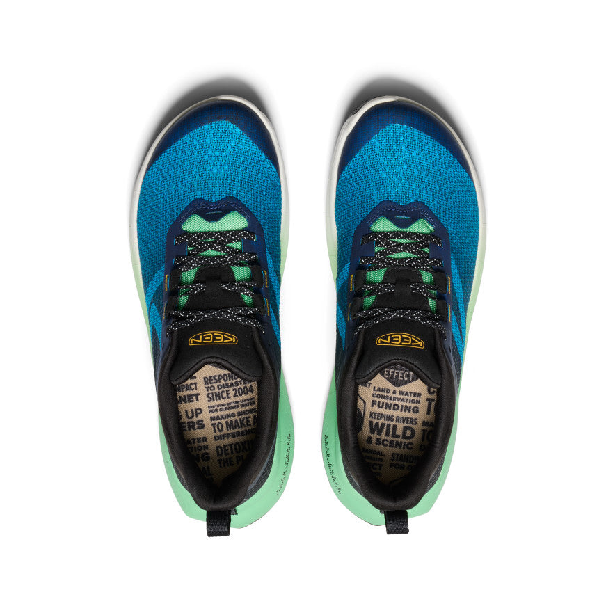 Men's 450 Dirt Hiking Shoe Blue Danube/Absinthe Green
