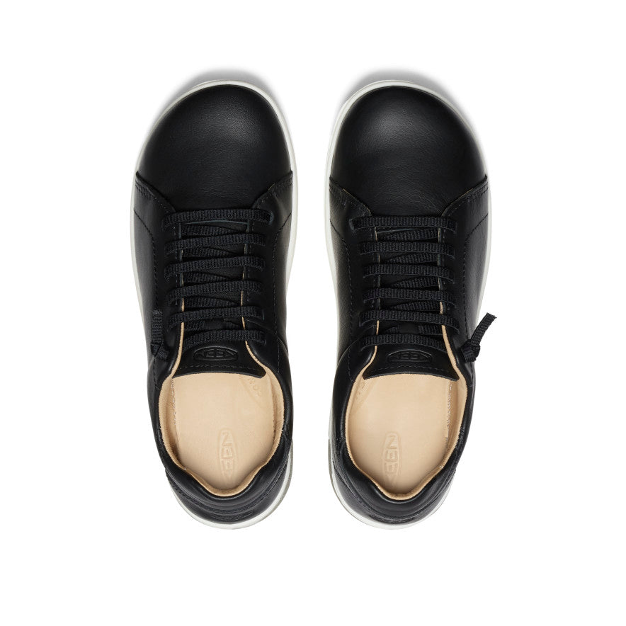 Women's KNX Leather Sneaker Black/Star White