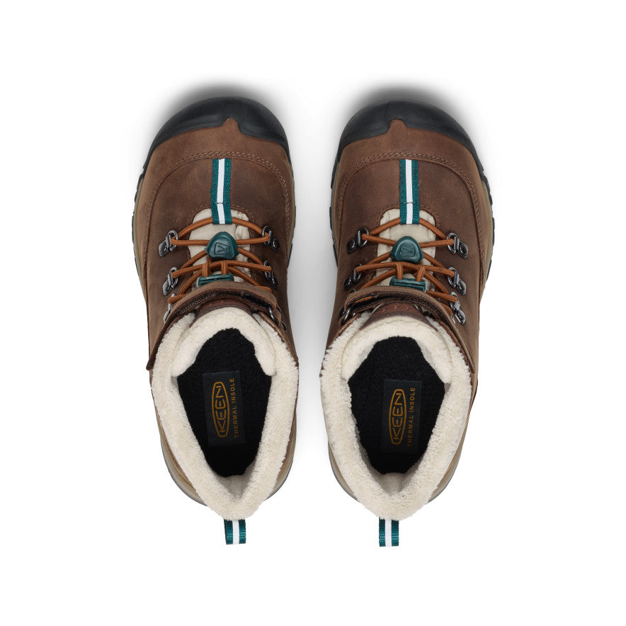 Kids' Kanibou Waterproof Winter Boot Dark Earth/Roasted Pecan - Image 4