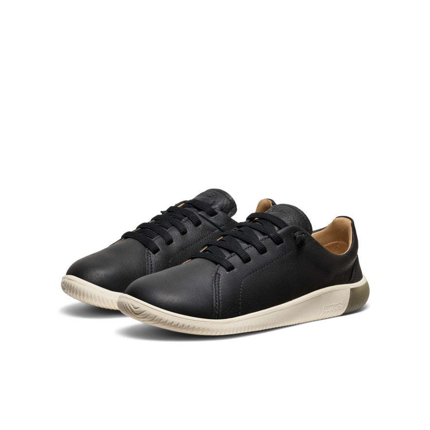 Men's KNX Leather Sneaker Black/Star White - Image alt 2