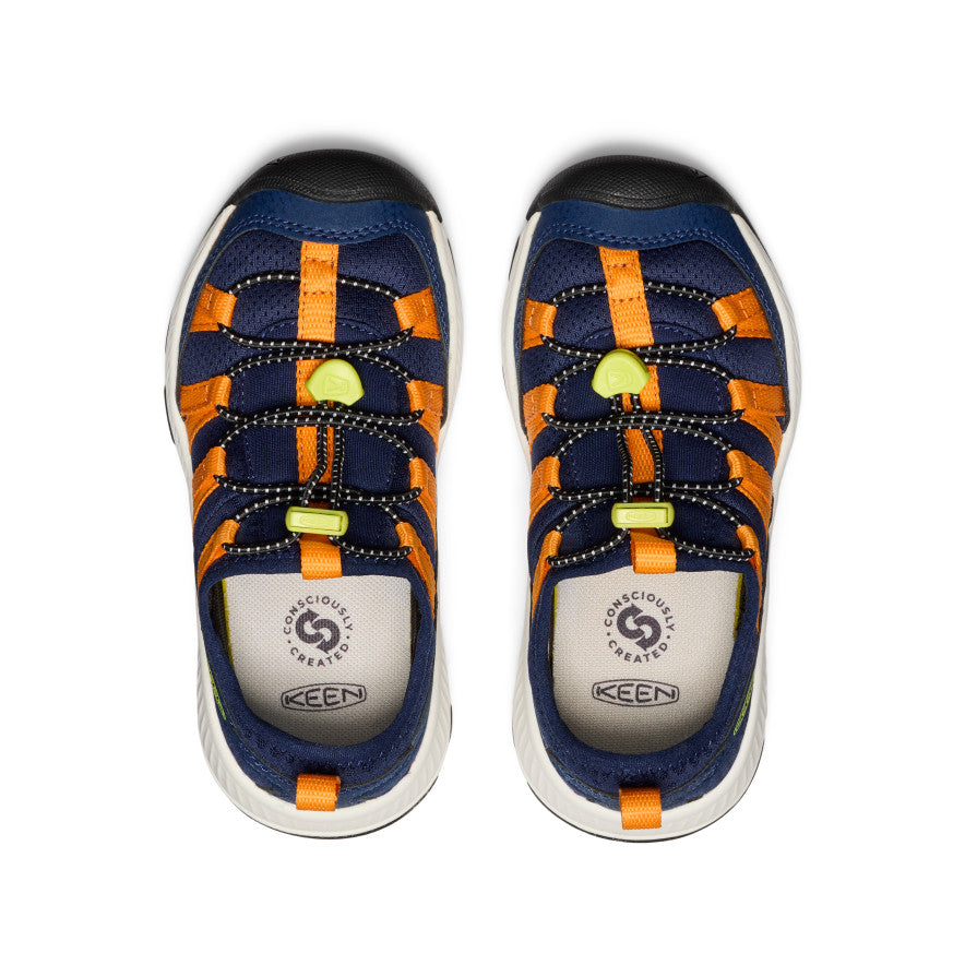 Kids' Motozoa Sneaker Naval Academy/Bright Marigold - Image 4