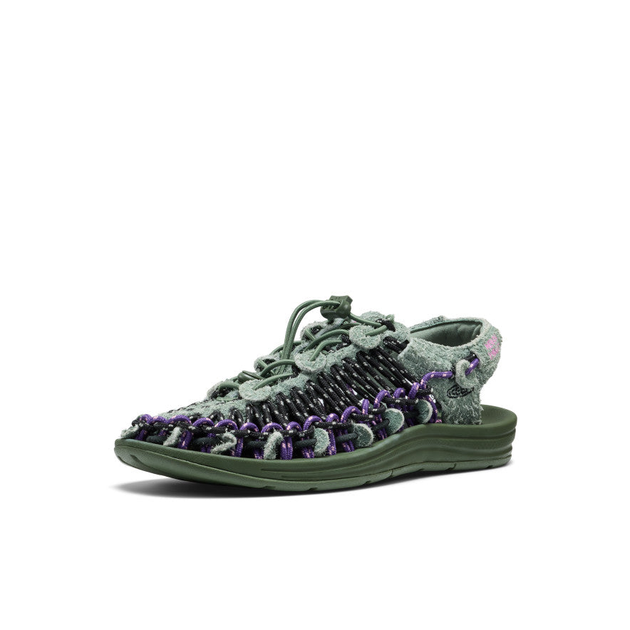 Unisex UNEEK Leather Henrik Vibskov Sneaker Sandal Green Spring - Image alt 3