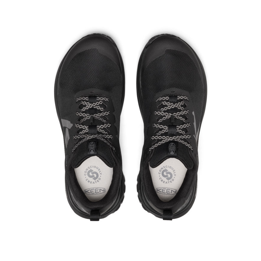 Men's Roam Waterproof Trail Running Shoe Black/Black - Image alt 4