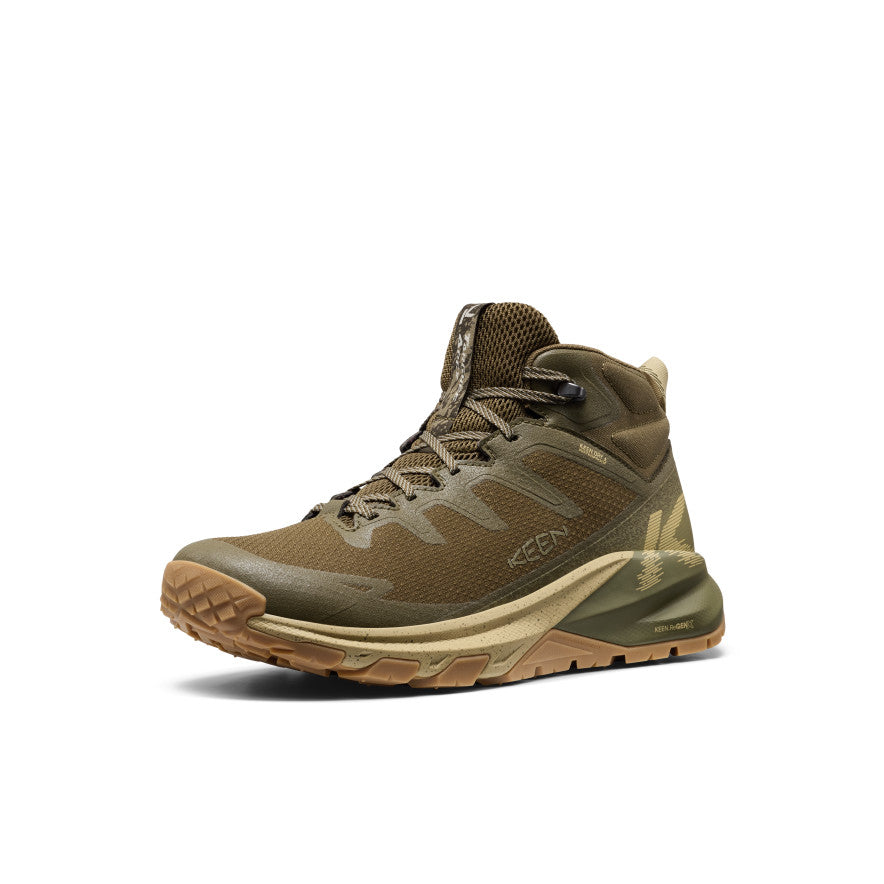Men's Targhee Apex Waterproof Hiking Boot Dark Olive/Khaki - Image alt 3