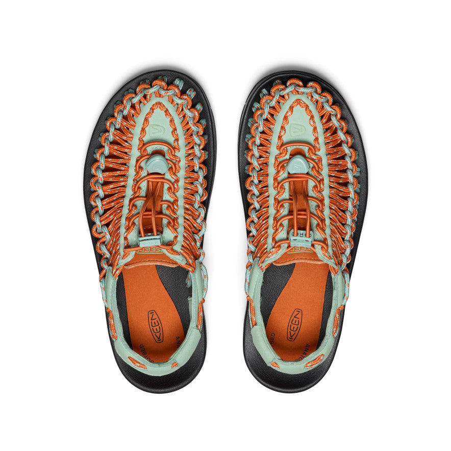 Women's UNEEK Sneaker Sandal Granite Green/Gold Flame - Image alt 4