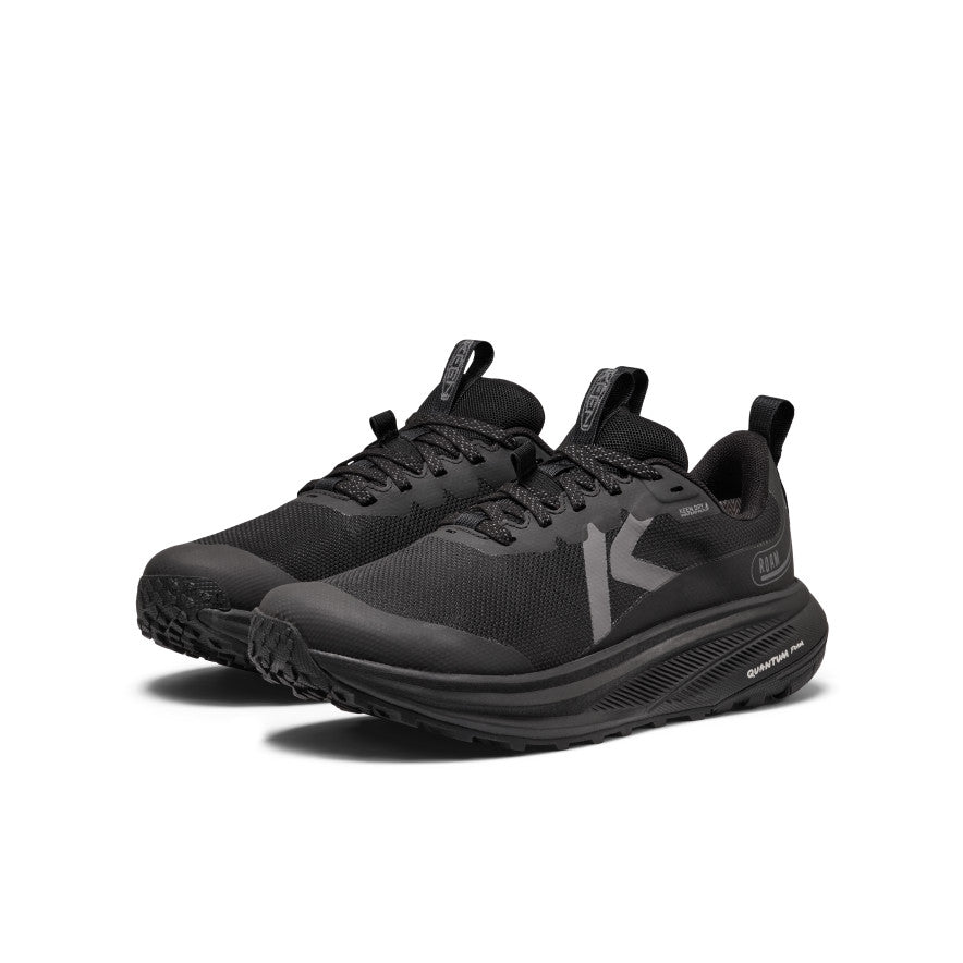 Women's Roam Waterproof Trail Running Shoe Black/Black - Image alt 2