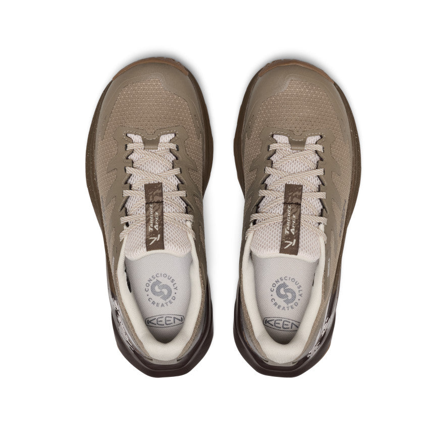 Women's Targhee Apex Waterproof Hiking Shoe Brindle/Peach Blush - Image alt 4