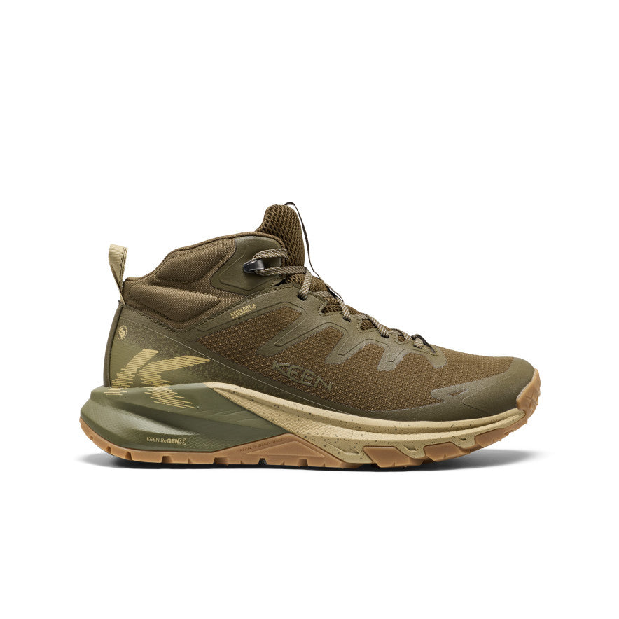 Men's Targhee Apex Waterproof Hiking Boot Dark Olive/Khaki - Image alt 1