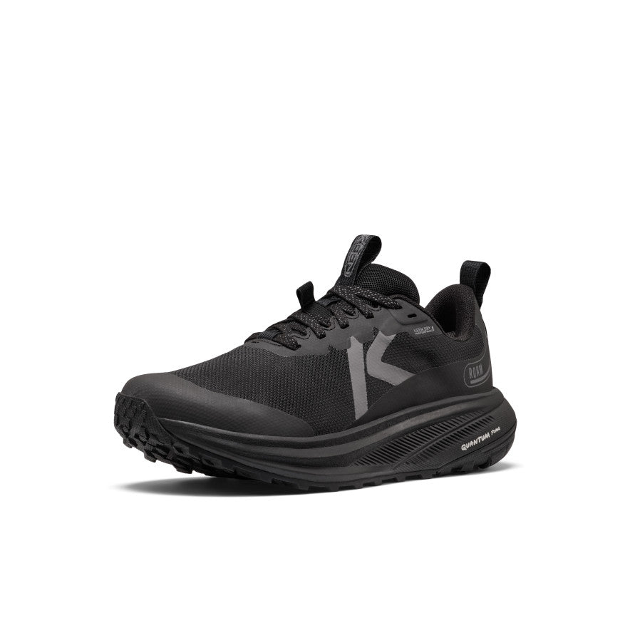 Women's Roam Waterproof Trail Running Shoe Black/Black - Image alt 3