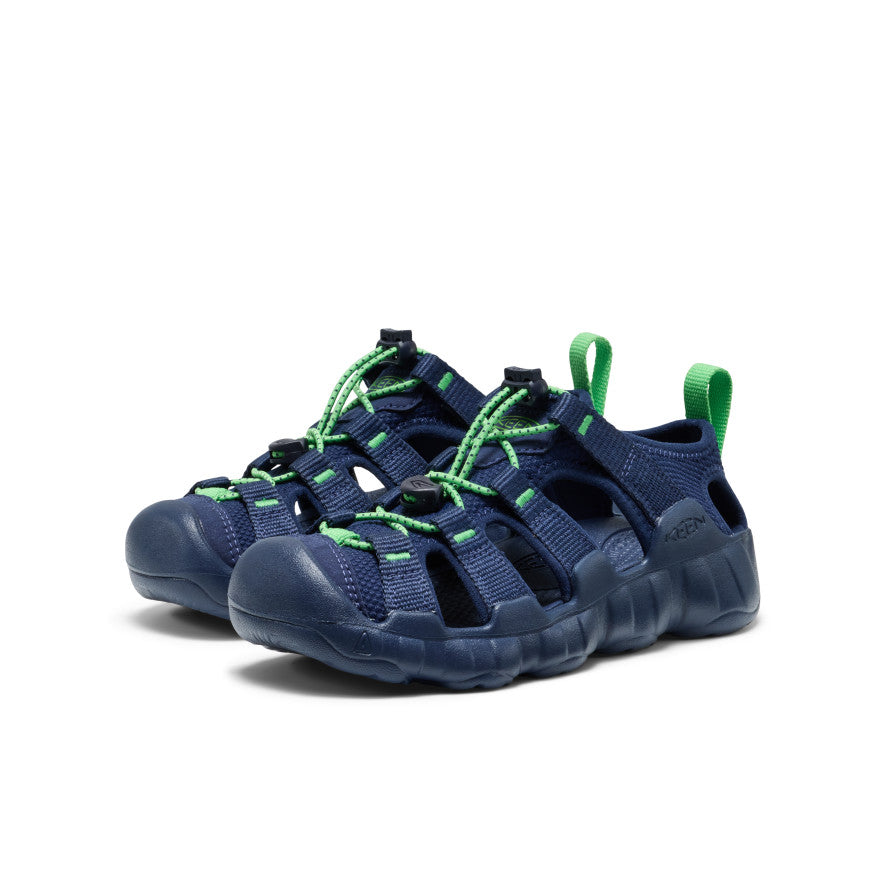 Kids' Hyperport H2 Sandal Naval Academy/Vibrant Green - Image 2