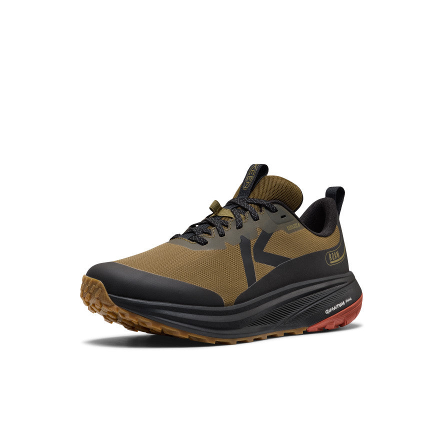 Men's Roam Waterproof Trail Running Shoe Dark Olive/Burnt Brick - Image 3