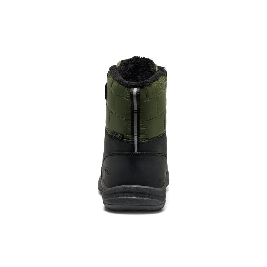 Kids' Kanibou Waterproof Winter Boot Black/Bronze Green - Image alt 5