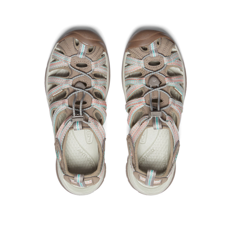 Women's Whisper Sandal Taupe/Coral - Image alt 4