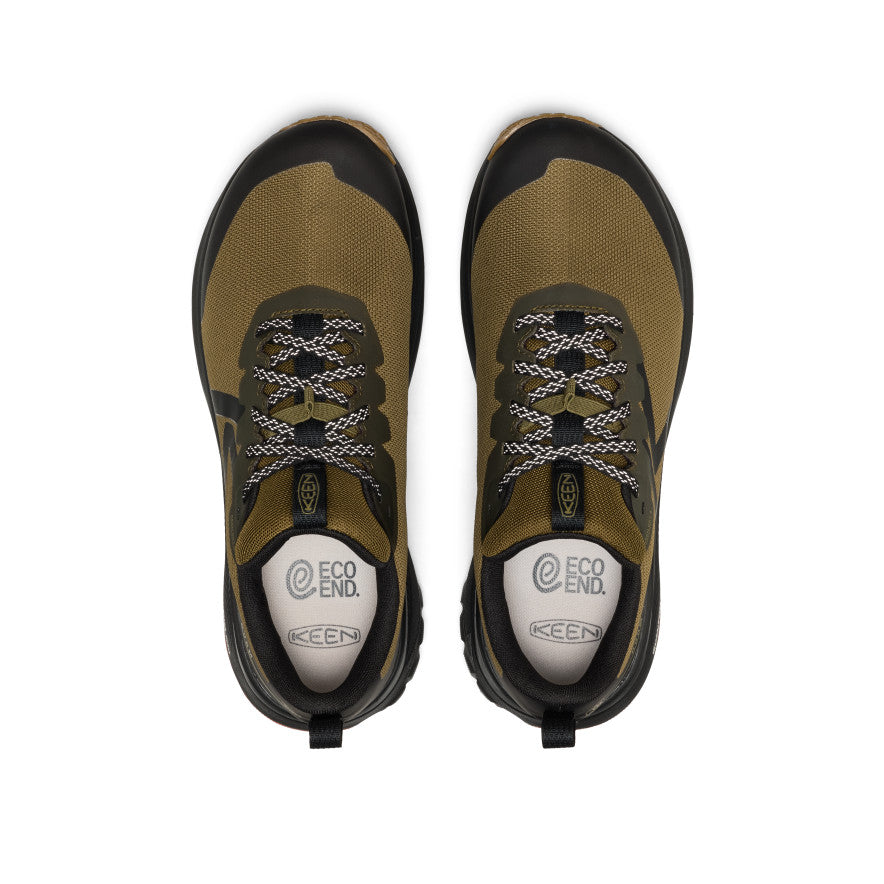 Men's Roam Waterproof Trail Running Shoe Dark Olive/Burnt Brick - Image 4