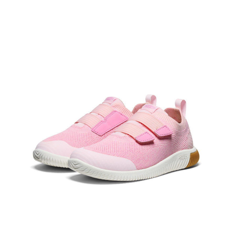Kids' KNX Knit Double Strap Sneaker Pink-A-Boo/Moonlite Mauve - Image alt 2