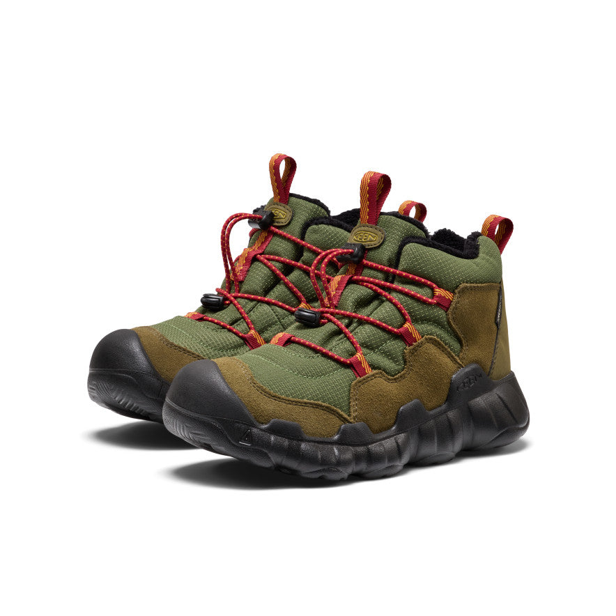Kids' Hypowser Waterproof Chukka Boot Forest Night/Garnet - Image alt 2