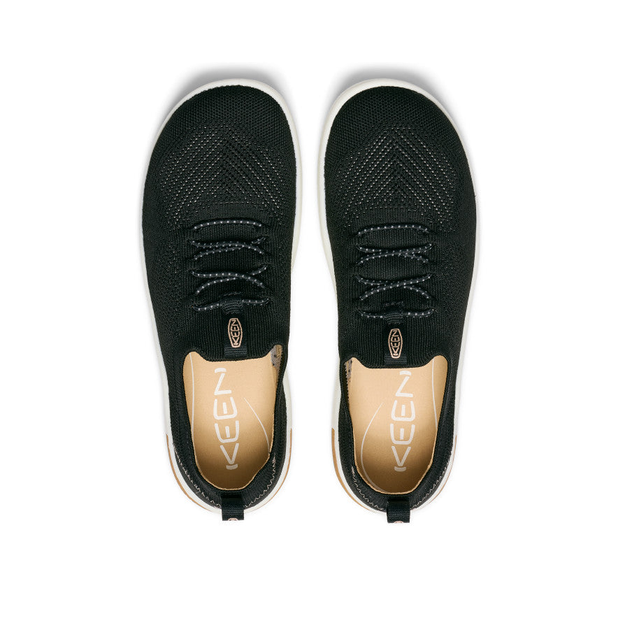 Women's KNX Knit Sneaker Black/Star White - Image alt 4