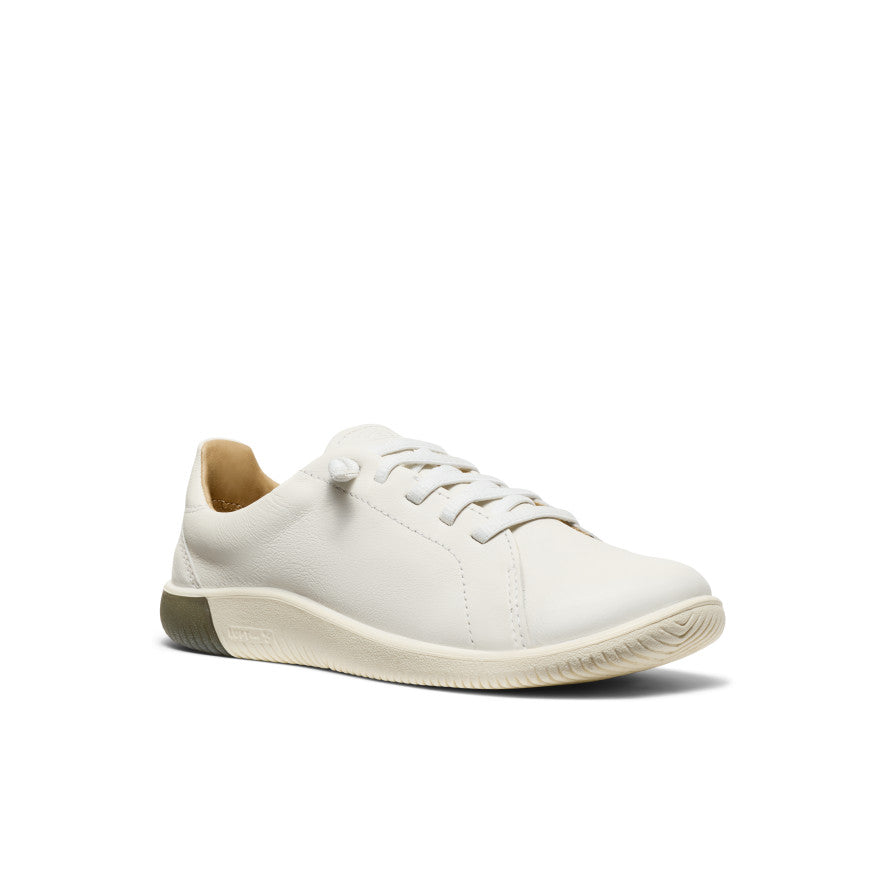 Women's KNX Leather Sneaker Star White/Star White - Image 3