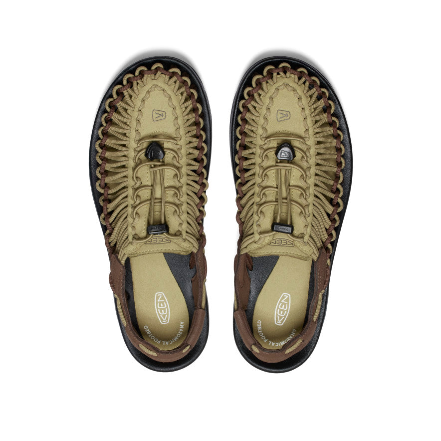 Men's UNEEK Sneaker Sandal Khaki/Dark Earth - Image alt 4