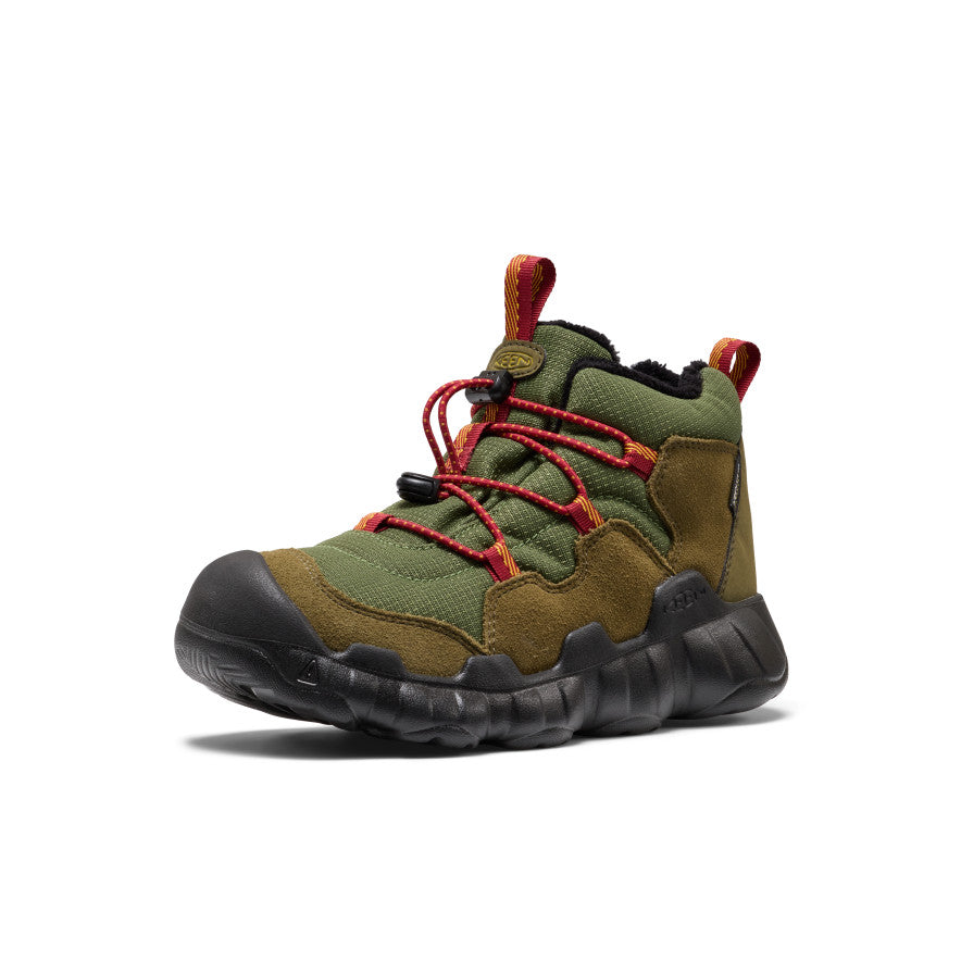 Kids' Hypowser Waterproof Chukka Boot Forest Night/Garnet - Image alt 3