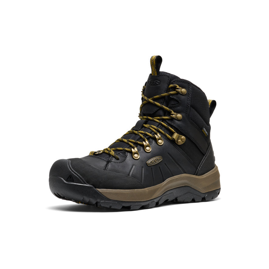 Men's Revel IV Polar Waterproof Boot Black/Lemon Curry - Image 3