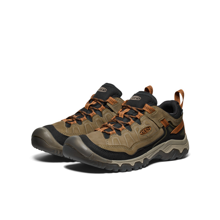 Men's Targhee IV Waterproof Hiking Shoe Sea Turtle/Roasted Pecan - Image alt 2