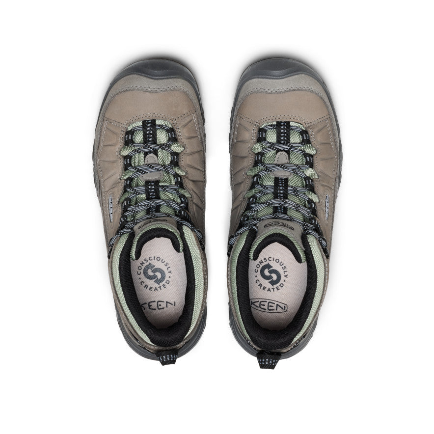 Women's Targhee IV Waterproof Hiking Boot Steel Grey/Lily Pad - Image alt 4