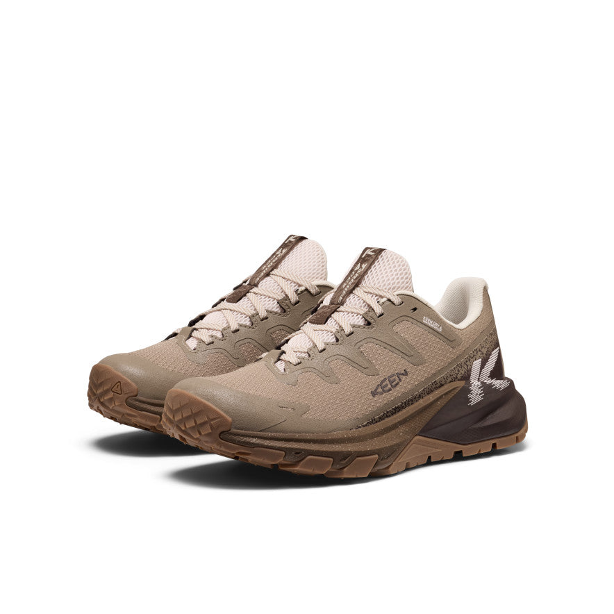Women's Targhee Apex Waterproof Hiking Shoe Brindle/Peach Blush - Image alt 2