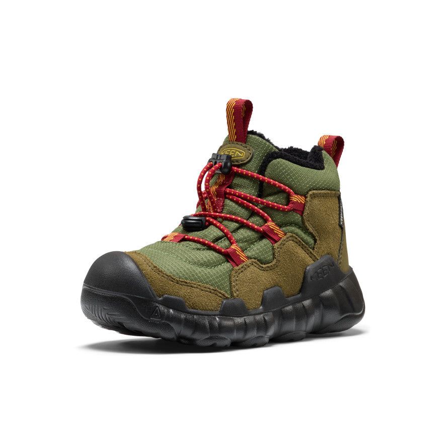Kids' Hypowser Waterproof Chukka Boot Forest Night/Garnet - Image alt 3