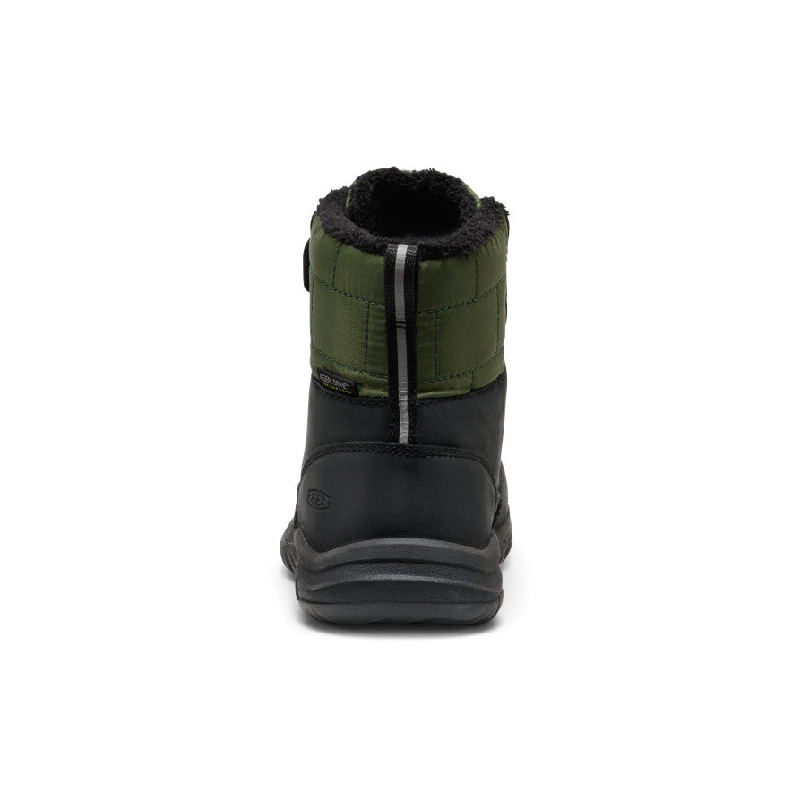 Kids' Kanibou Waterproof Winter Boot Black/Bronze Green - Image alt 5